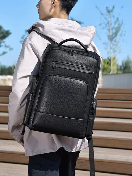 Backpack Men's High-end Large-capacity Business Backpack Men's Bag Commuter Travel Computer Bag Business Leisure Backpack