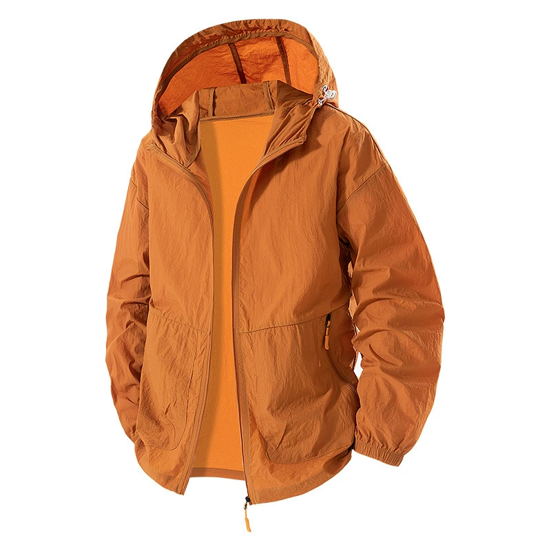 Мужская солнцезащитная одежда больших размеров из ледяного шелка, новинка 2025 года, летняя одежда UPF50 + дышащая и прохладная кожаная одежда, солнцезащитная одежда, верхняя одежда