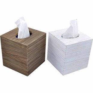 The Source Manufacturer Supplies Amazon with Distressed Handkerchief Boxes and Tissue Boxes with Skateboards That Can Be Processed and Customized