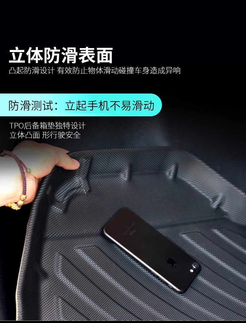 Suitable for All Car Models, Trunk Mats, Special Original Classy Waterproof and Odor-Free Tpe Trunk Mats