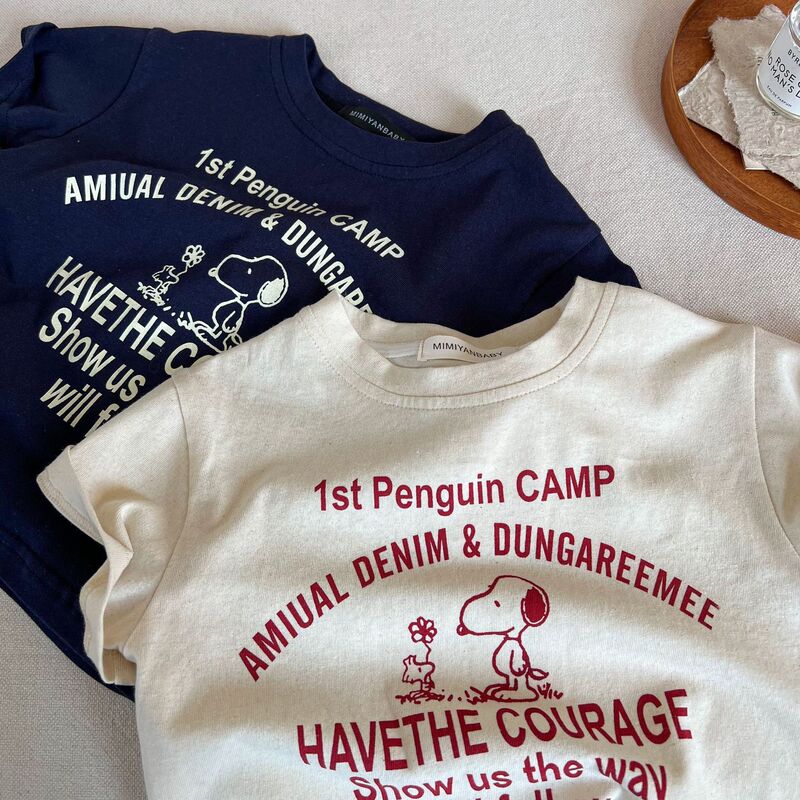 Boys Short-Sleeved T-Shirt Cartoon Printed Cotton t Korean Style Baby Half-Sleeved Cute Toddler Clothing 2025 Summer New Style