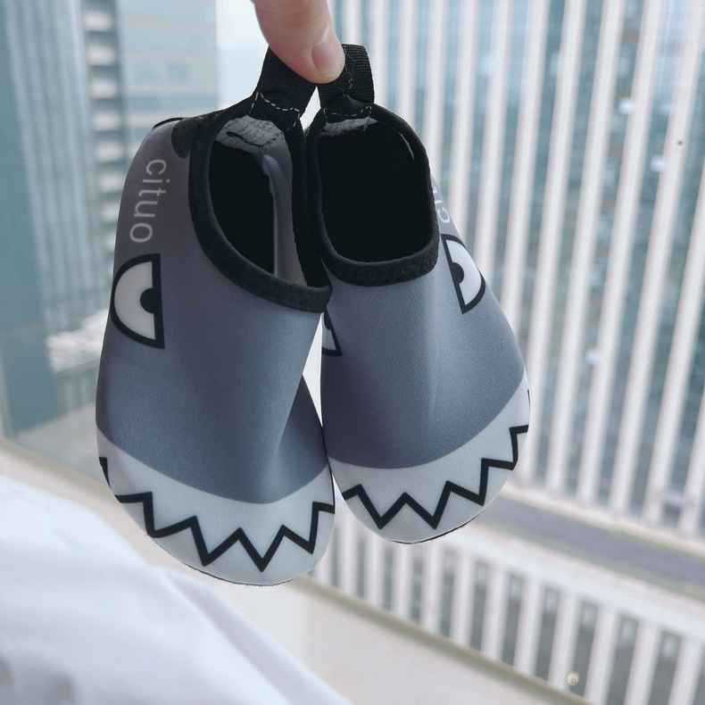 Boys and Children's Beach Shoes Shark Barefoot Diving Shoes Baby Swimming Wading Shoes and Socks Anti-slip Anti-cut Tracing Shoes Boys and Children's Beach Shoes Shark Barefoot Diving Shoes Baby Swimming Wading Shoes and Socks Anti-slip Anti-cut Tracing Shoes