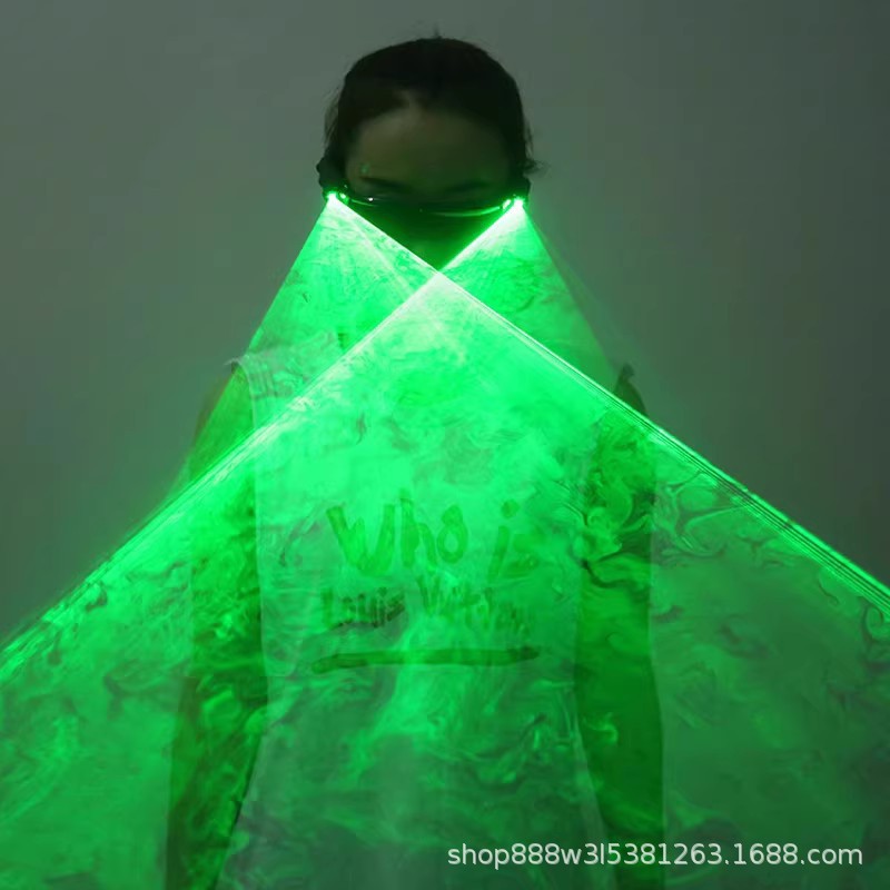 레이저 안경 바 분위기 소품 led 발광 안경 무대 공연 소품 레이저 댄스 연례 회의 공연 쇼