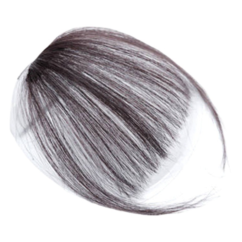 Postizo de Flequillo de Fibra de Alta Temperatura, Muy Natural y Ligero