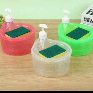 Cross-border kitchen detergent press box soap box dish brush pot soap liquid press soap dispenser soap dispenser