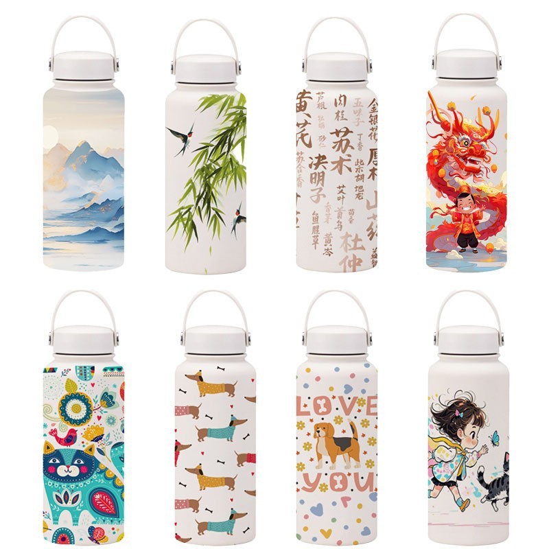 便利なクロスボーダースペースポット魔法瓶カップ高価値スポーツポット1L大容量真空家庭用増粘304ウォーターカップ|undefined