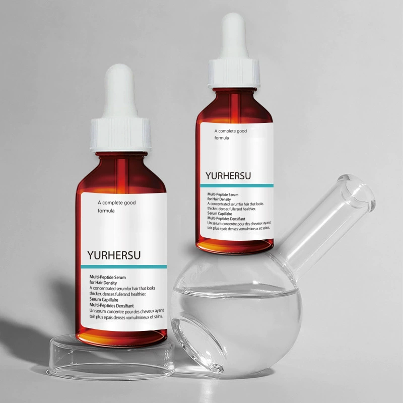 Многопептидное эфирное масло для ухода за волосами YURHERSU улучшает качество волос и питает эфирное масло для ухода за волосами кожи головы.