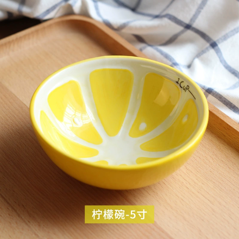 Ceramic tableware, creative children's cartoon set