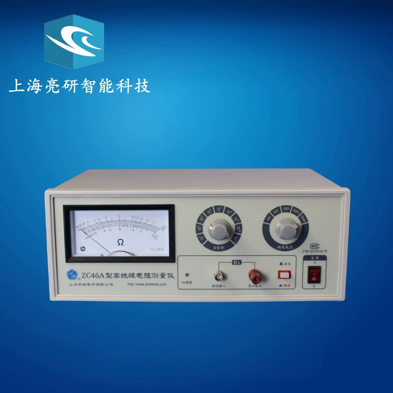 ZC46A Высокий барьерный измеритель Изоляция Тестер сопротивления Шанхай Анбяо Электронный детектор сопротивления измерительный прибор