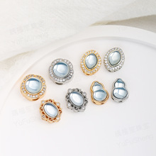 ��ɫ14k�����Ƕ�ʯ���{������ͨ��ˮ������ֹ�����diy�Ʒ���