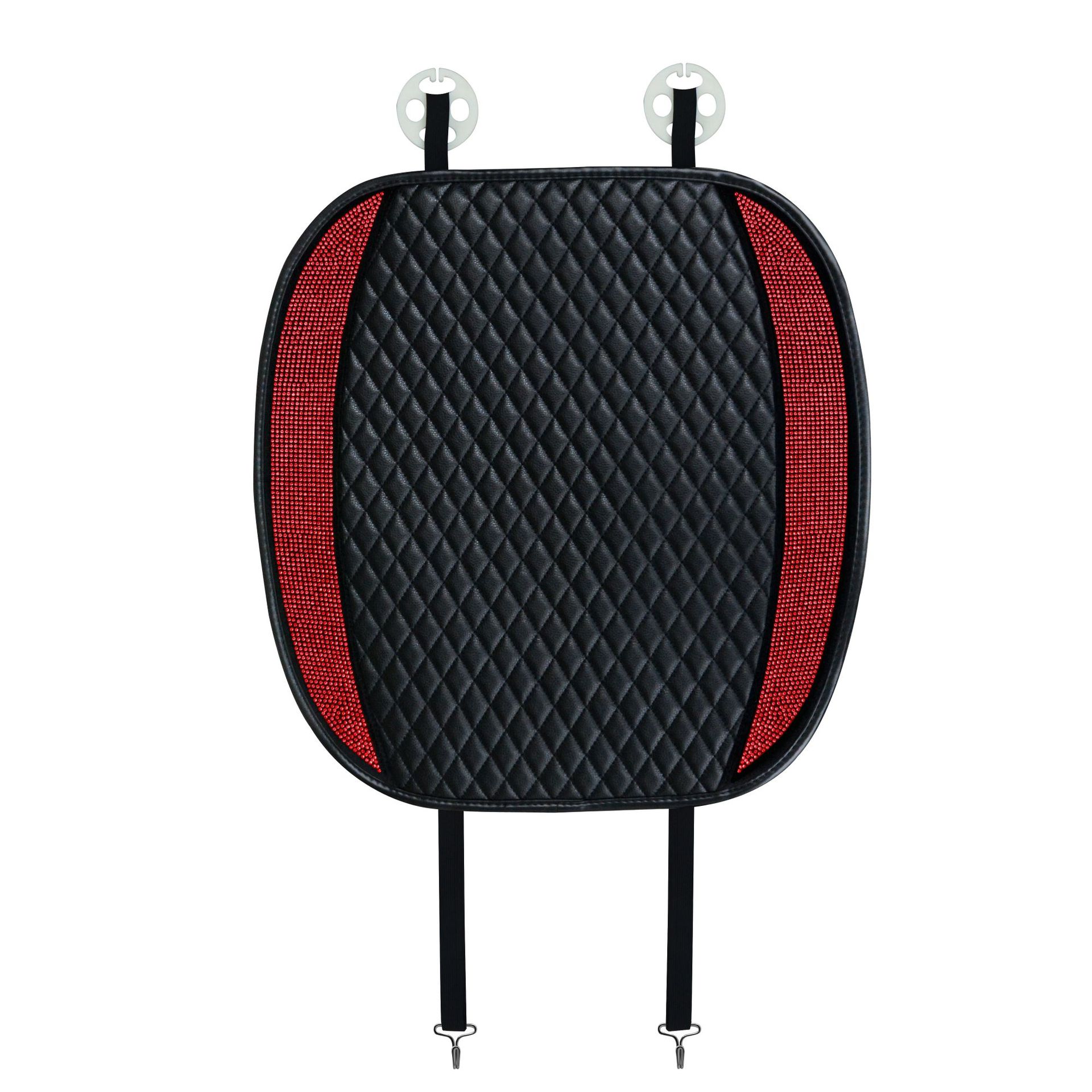 Universal – Universal Car Seat Seat cushion, seat cover - red-diamond-leather-single-front-seat