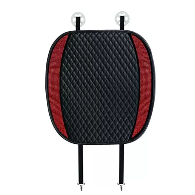 Dropshipping Universal Model for All Seat cushion, seat cover - red-diamond-leather-single-piece-front-seat
