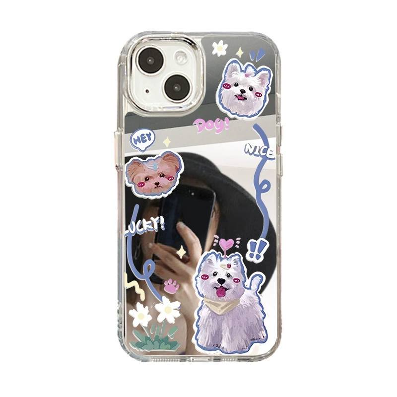 Apple, совместимый чехол для телефона, iPhone 16, iphone, 15promax, эффект зеркала, 14