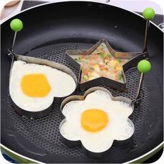 厚いステンレスの卵焼き器の卵焼きの輪の卵焼きの鋳型の模型のアイデアの目玉焼きの愛の型の砥石