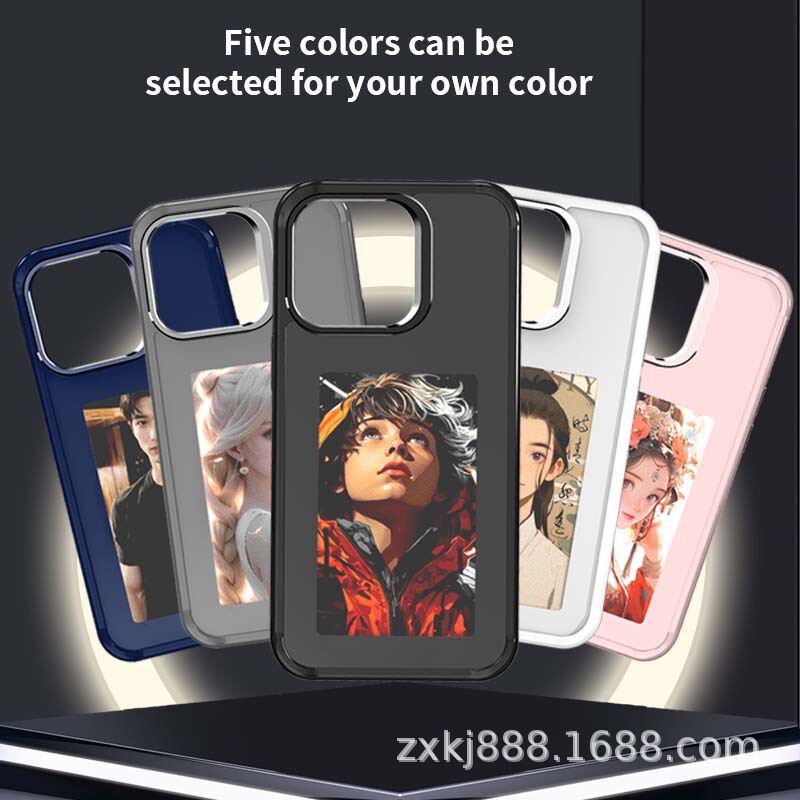 Four-Color Ink Screen Phone Case Suitable for Apple 13-17Promax Phones and Samsung S25U S24U Screen Projection Phones Four-Color Ink Screen Phone Case Suitable for Apple 13-17Promax Phones and Samsung S25U S24U Screen Projection Phones