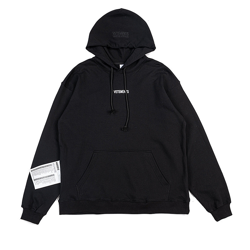 Women's Clothing lucky letter printed washed and distressed long sleeved hooded sweatshirt _voghion.com