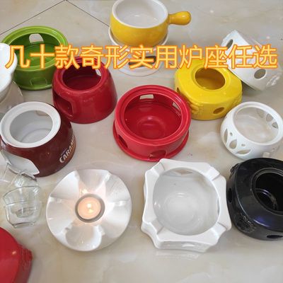 ceramics tea utensils candle Tea furnace Flowers Teapot heat preservation Furnace Glass teapot heating base Tea stove