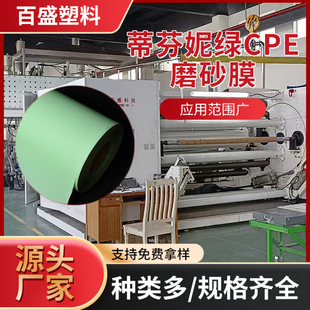 Manufacturer Customized Tiffany Green Cpe Frosted Cast Film Blister Waterproof Anti-Static Flame Retardant Plastic Coil