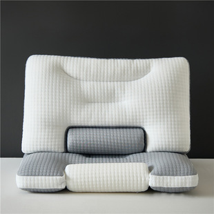 [Cylindrical memory cotton cervical support partition pillow] neck pillow adult cervical pillow memory cotton pillow