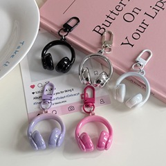 Insシンプルで甘いクールな立体イヤホンのキーホルダーのアイデアは冷たい風です。