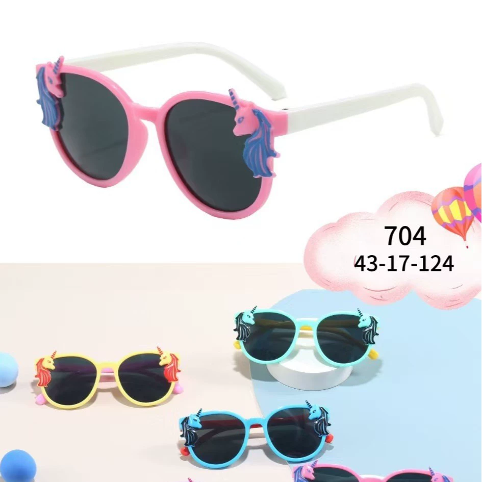 Новая мода прилив детей милые солнцезащитные очки детская мода солнцезащитные очки на открытом воздухе игрушки уличные мультяшные очки