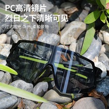 跨境新款户外运动骑行眼镜公路自行车护目镜男女防风沙炫彩遮阳镜