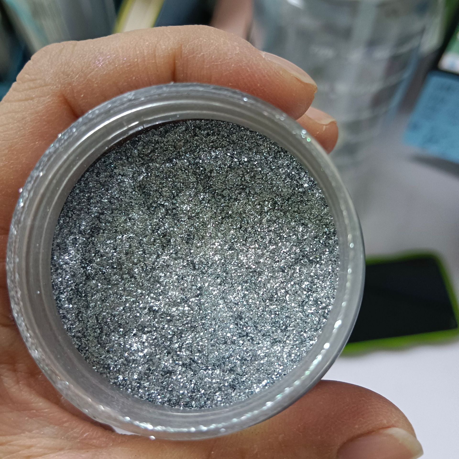 欧盟食品级珠光云母粉蛋糕粉尘装饰甜点糖霜鸡尾酒烘焙装饰亮粉