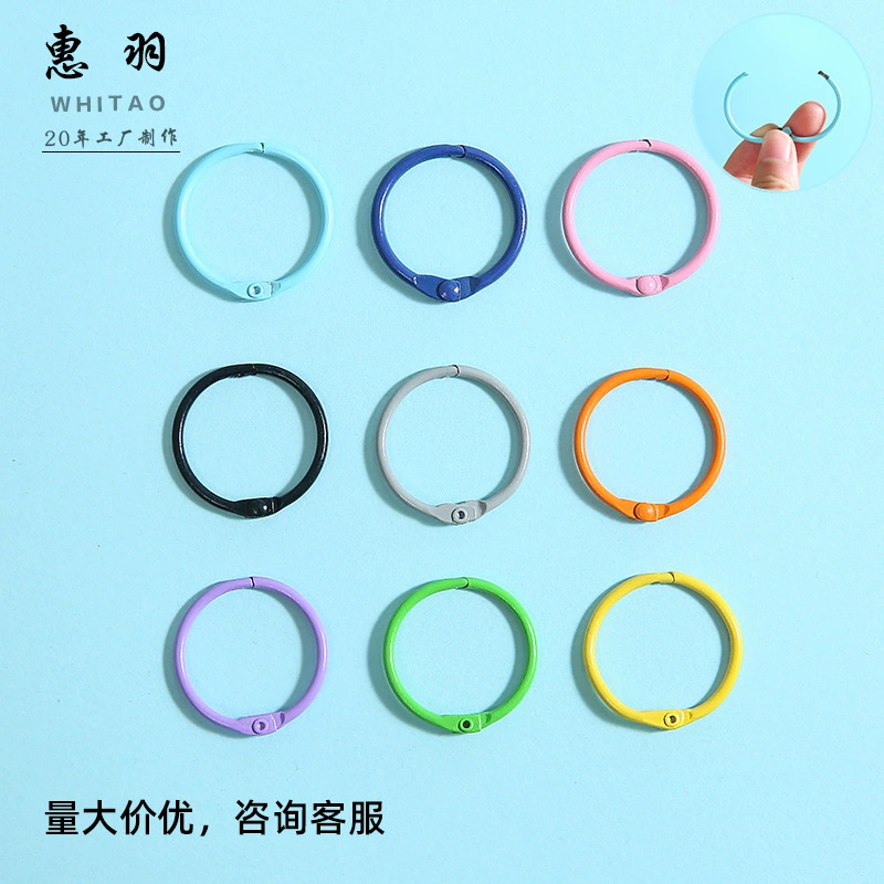 Цветные 30 мм застревные кольца фабрики прямых продаж лак ручной работы