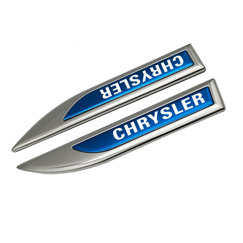 크라이슬러 전체 영어 스테인레스 스틸 펜더 블루