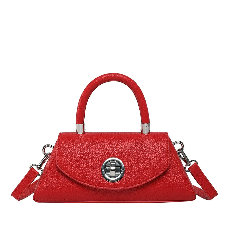Handheld shoulder bag, small one-shoulder purse with strap, high-quality style, multiple colors