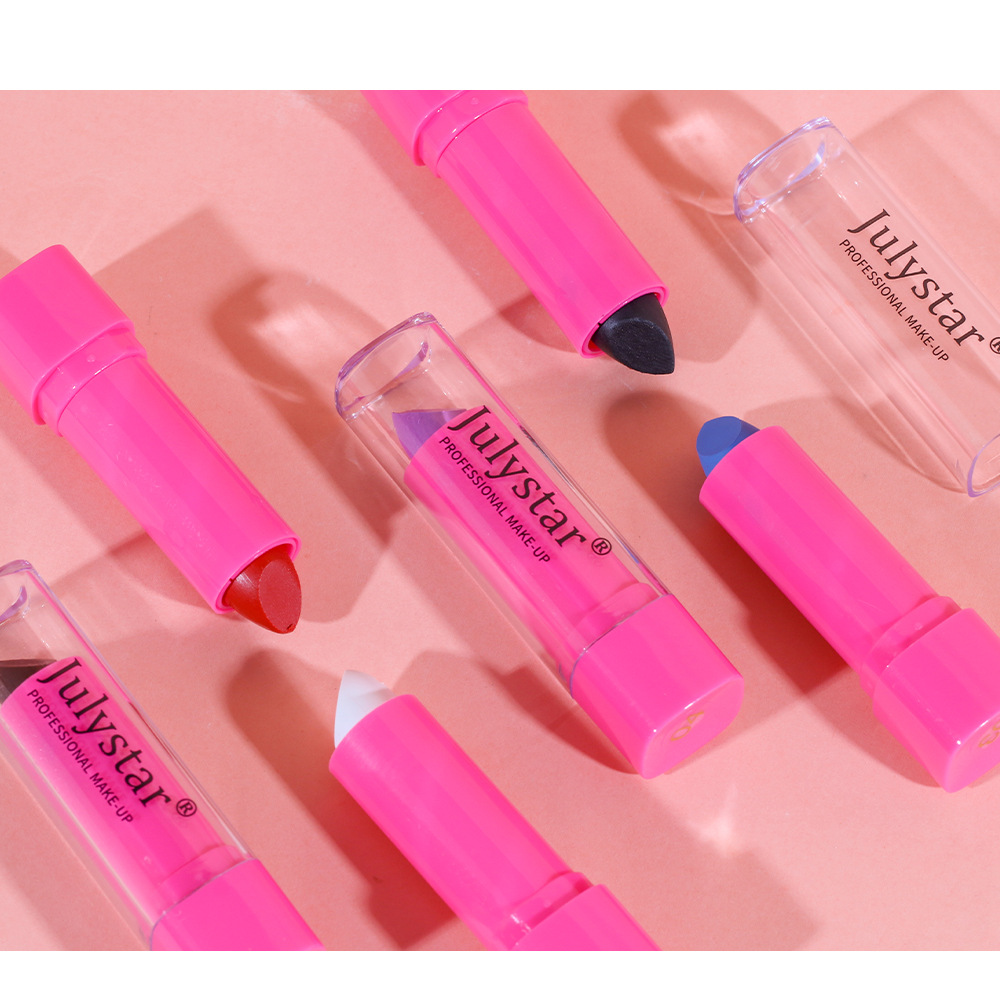 Punk Solid Color Plastic Lipstick display picture 4