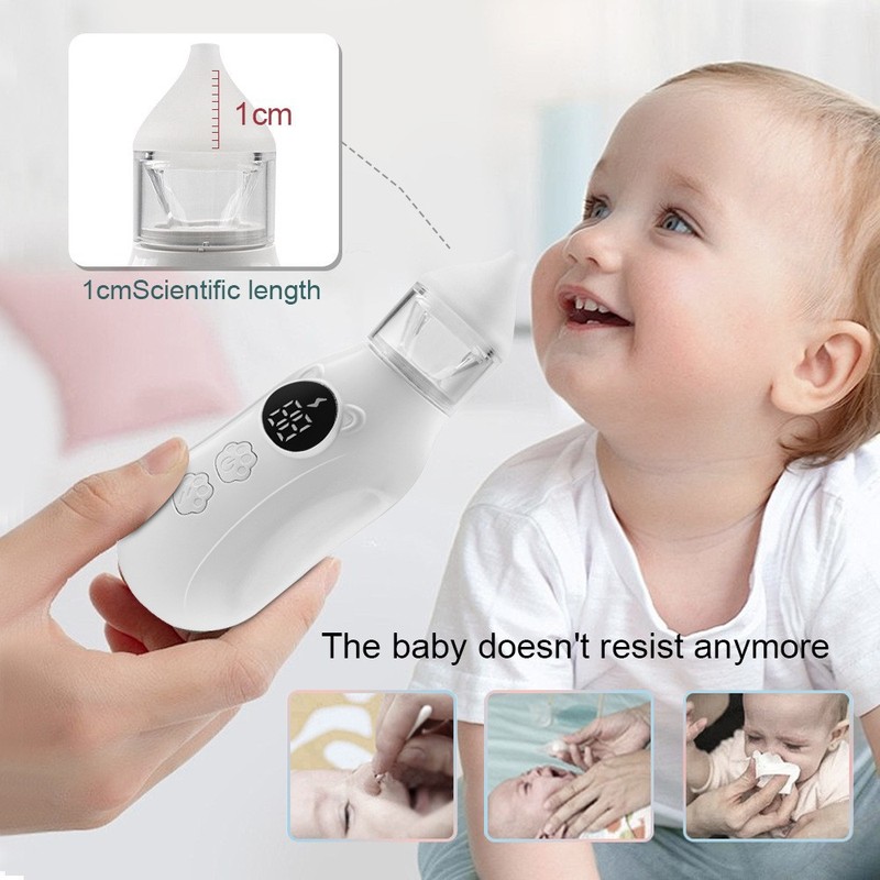 跨境新款电动吸鼻器婴儿baby新生宝宝家用防鼻塞吸鼻涕鼻屎神器|undefined