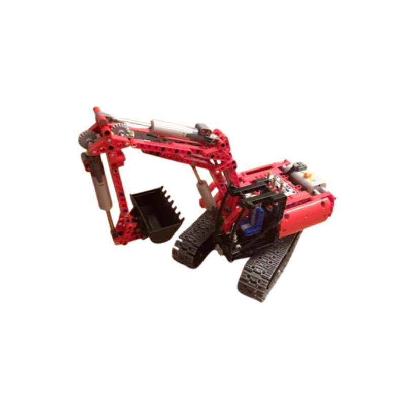 Educational Excavator Building Block Model For Creative Play_voghion.com
