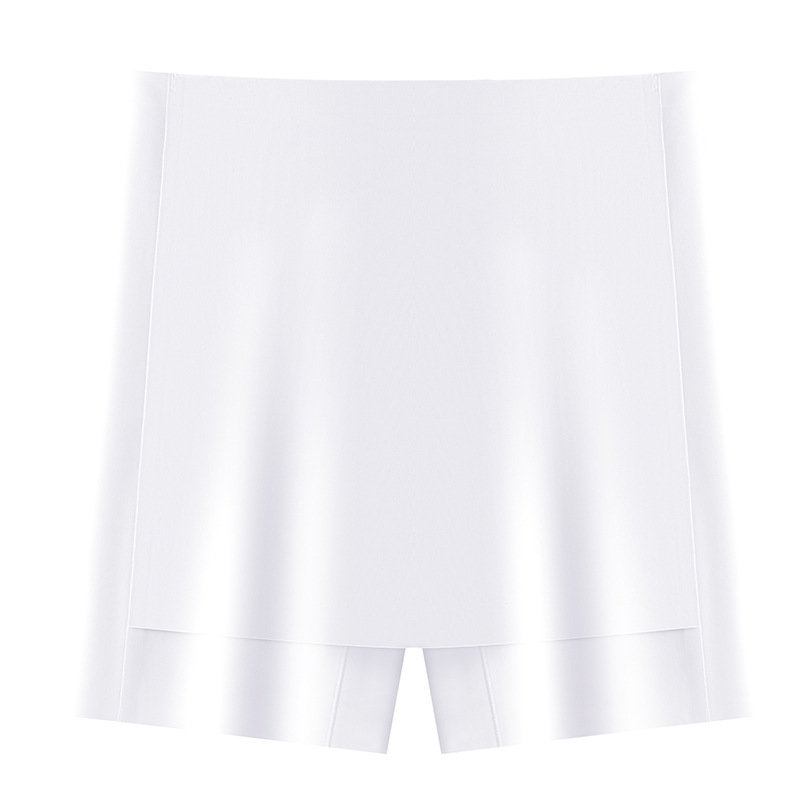 Pantalones de seguridad para evitar que las mujeres se desnuden, pantalones cortos y calzoncillos sin costuras de estilo fino de verano, pantalones cortos y pantalones de falda de fondo, cómodos dos en uno