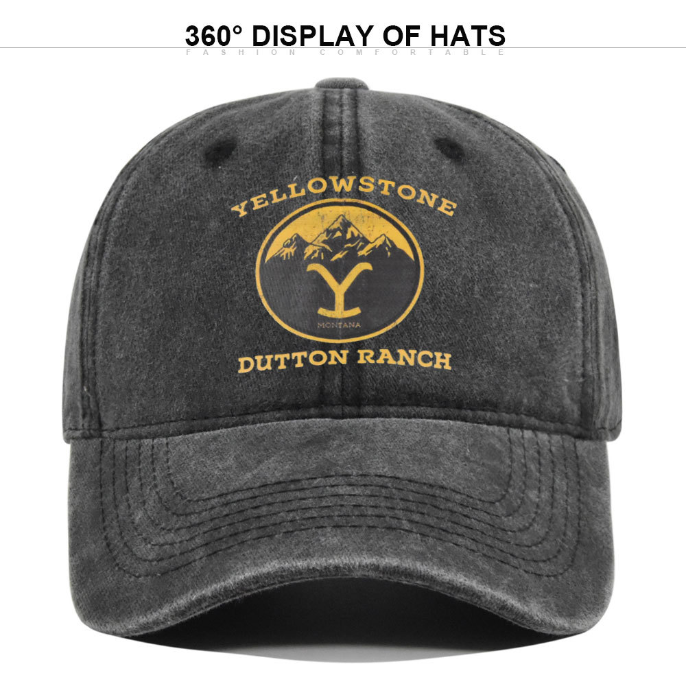 Cappellino da baseball con visiera curva, in seta stampata con pietra gialla e graffiti, cappello da sole personalizzato_voghion.com