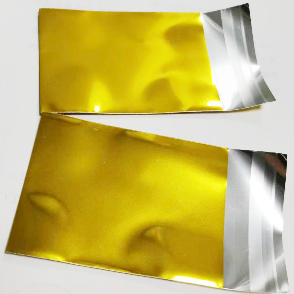 现货当天发金色铝箔自粘袋订购生产厂家黑色红色铝膜袋盲袋密封袋