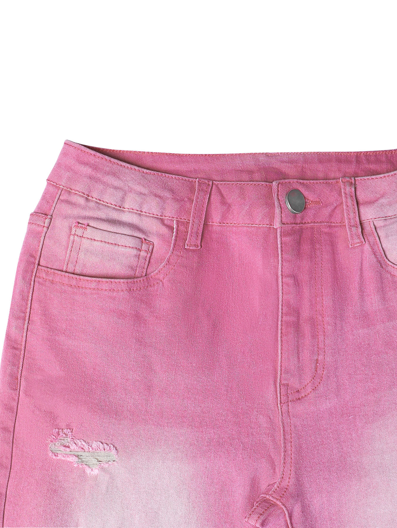 Women's Clothing Retro Denim Jeans For Women, Hot, High Waisted, Sexy, Hip Lifting, Tight Fitting, Ripped, Casual Skinny Jeans._ecoleips.com