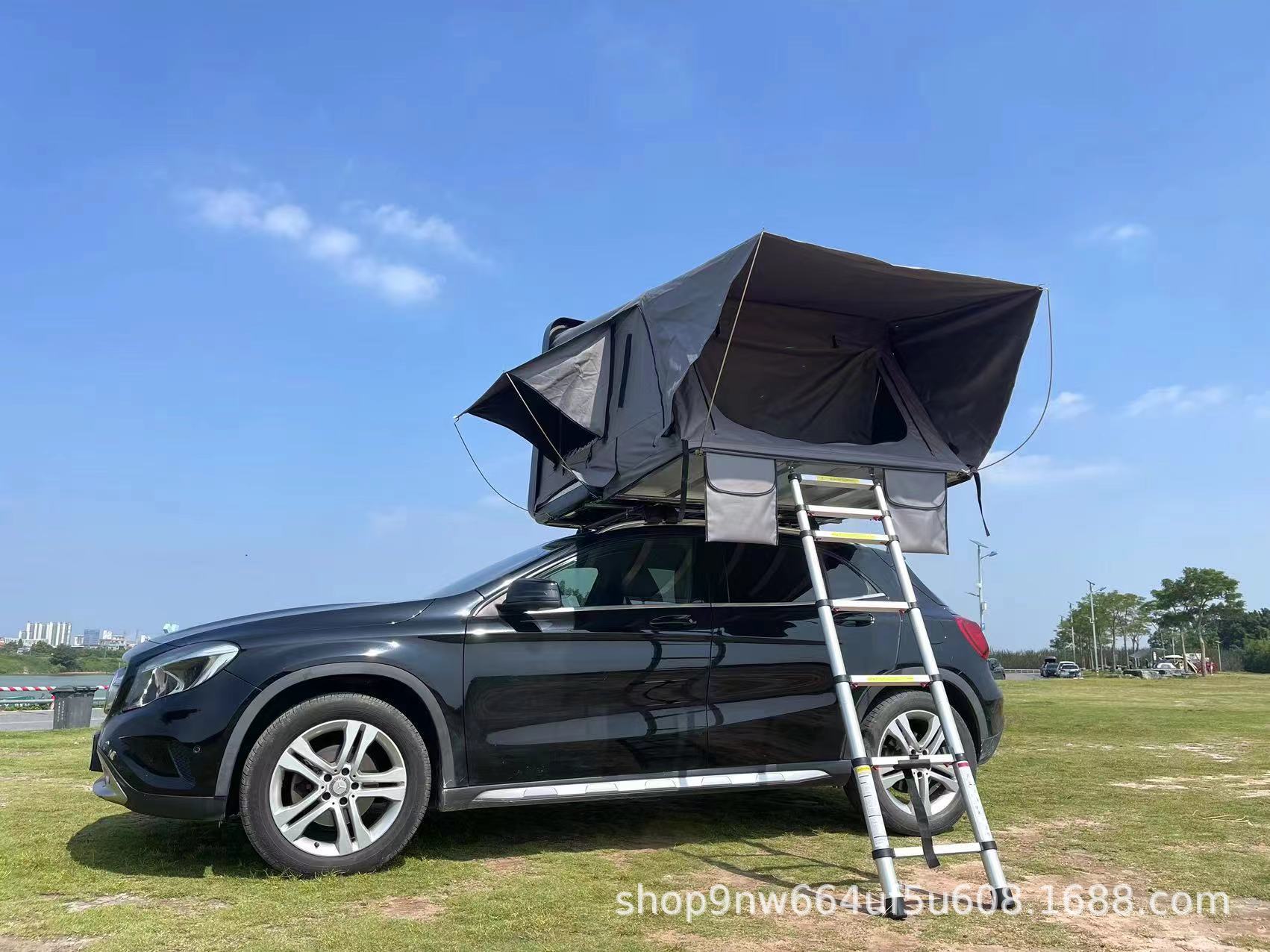 Outdoor Portable Folding Car Tent Camping Car Travel Top-up Speed Tent RV Double Car Tent