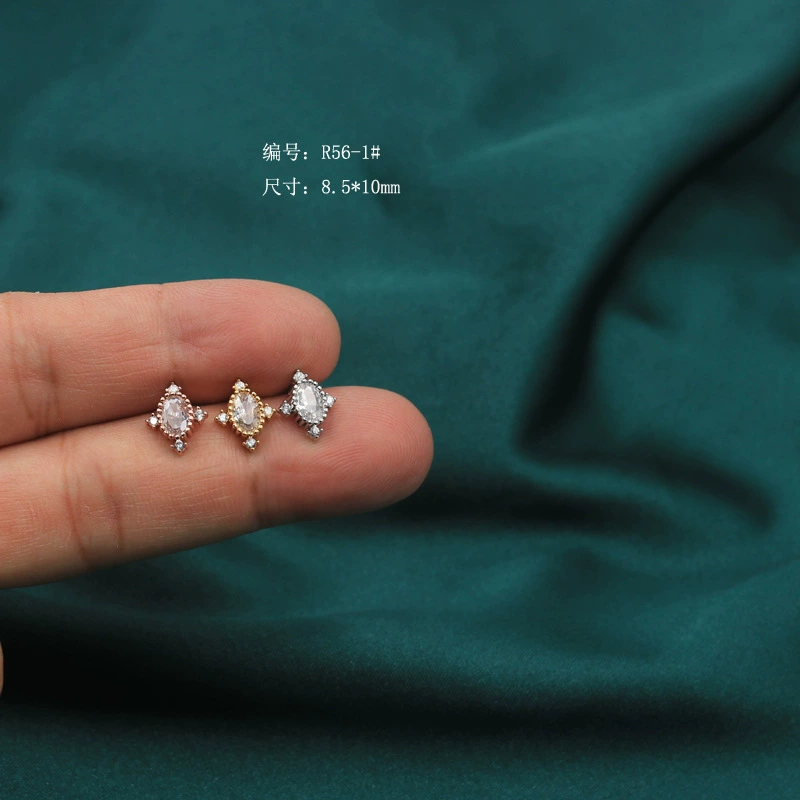 Earrings, micro incrustation, R56 model