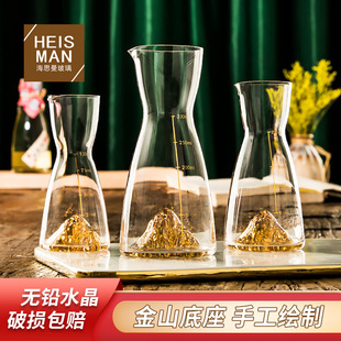 Haisman high-grade crystal glass wine separator with scale liquor wine pot Jinshan wine set small pot wine dispenser