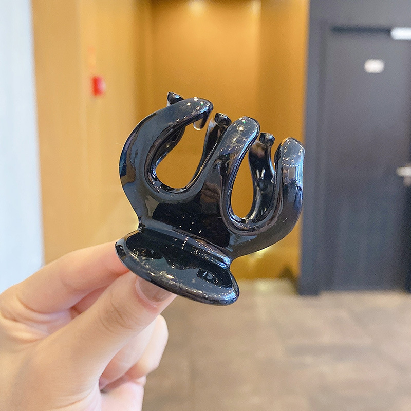 Pinza de agarre simple y versátil de temperamento, clip de tiburón grande, horquilla, pinza para el cabello de alta calidad para mujer, clip para el cabello en la parte posterior de la cabeza, accesorios para el cabello al por mayor