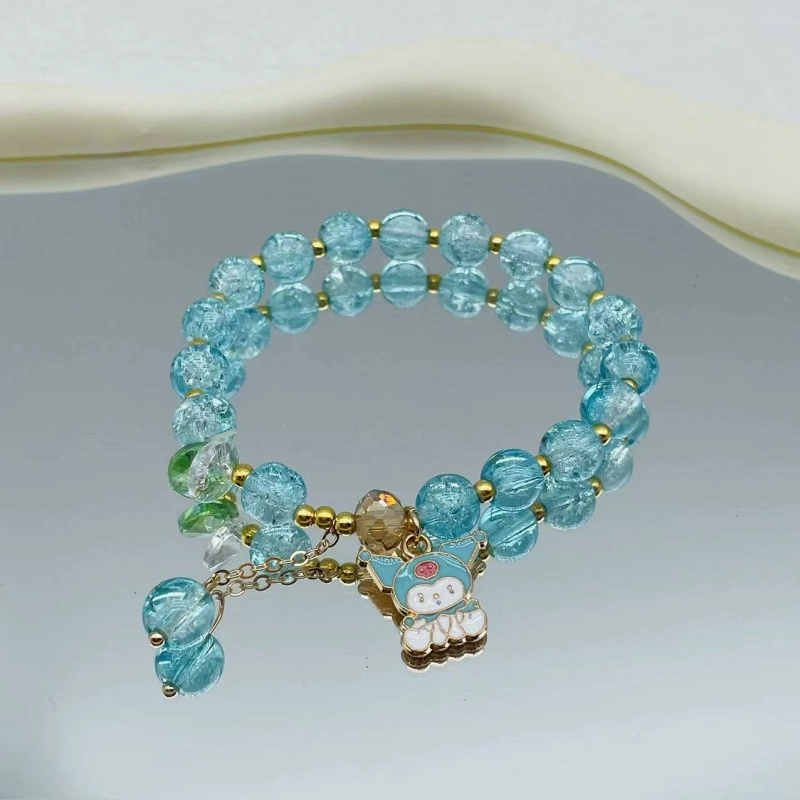 Jingdezhen ceramic bead bracelet, handmade, elastic, gift boxed (OPP)