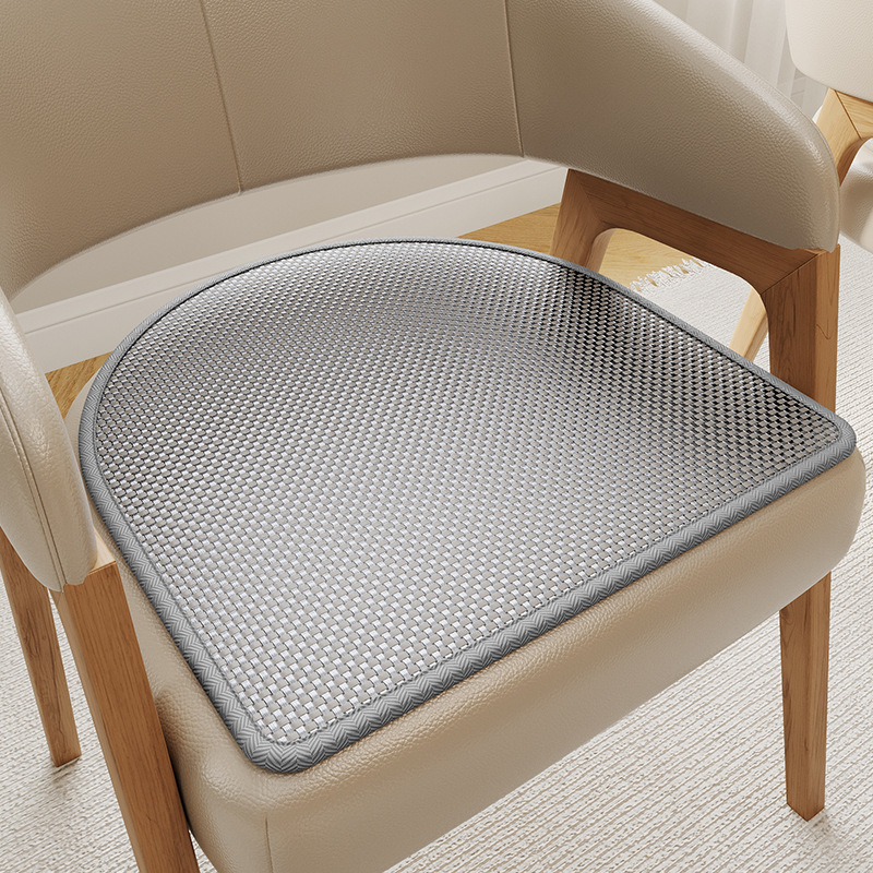 Cojín Cojín para silla Cojín para silla de ratán de verano Cojín para trasero transpirable Cojín antideslizante Cojín para asiento antidolor de trasero Cojín para sentarse durante mucho tiempo
