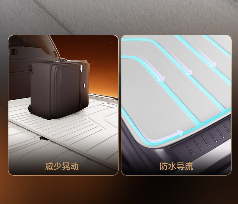 Suitable for Euler 5 Trunk Mat Tpe26 Great Wall Car Interior Modification Accessories Foot Mat Trunk Mat Supplies