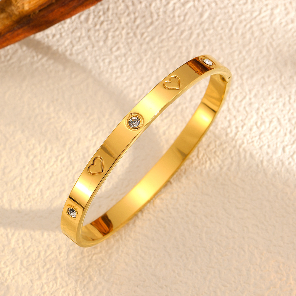Love clip diamond bracelet S809