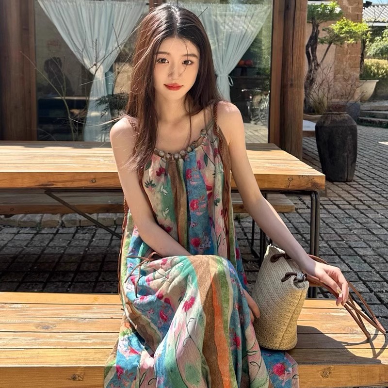꽃무늬 보헤미안 에스닉