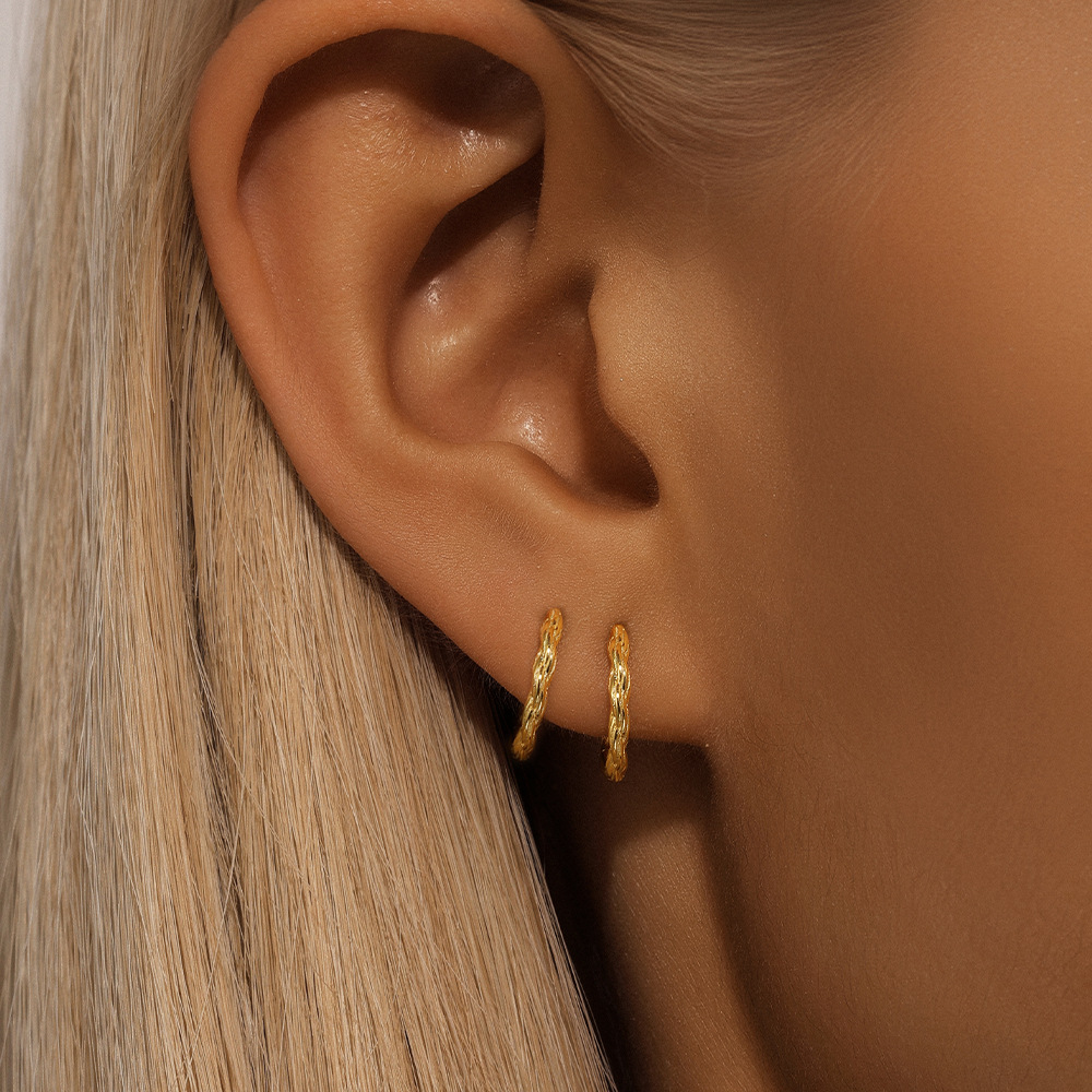 4g Weight 925 Sterling Silver Ear Needle Material Zircon Inlay Material Earrings Classification 1 Pair Quantity Holiday, Daily Occasion 925 Sterling Silver Material Geometric Pattern Women's Gender Inlay Design Simple Style, Shiny Style 1 Pair 925 Sterling Silver Zircon Geometric Earrings 9