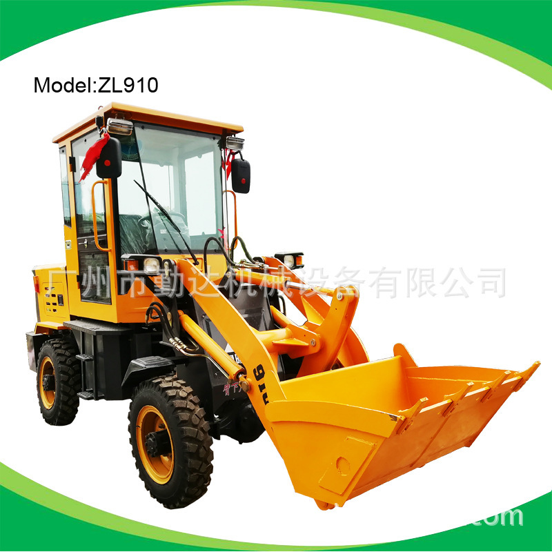 广州小型工地装载机 建筑工地四轮装载机 工地铲车装载机【勤达】