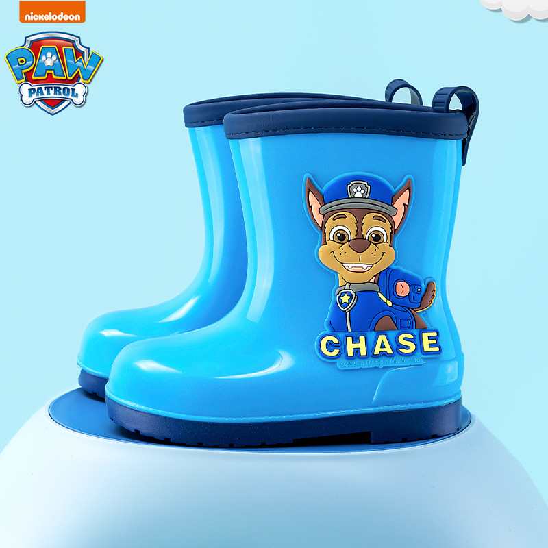 Botas de lluvia para niños del equipo Wang Wang Botas de lluvia antideslizantes para niños y bebés