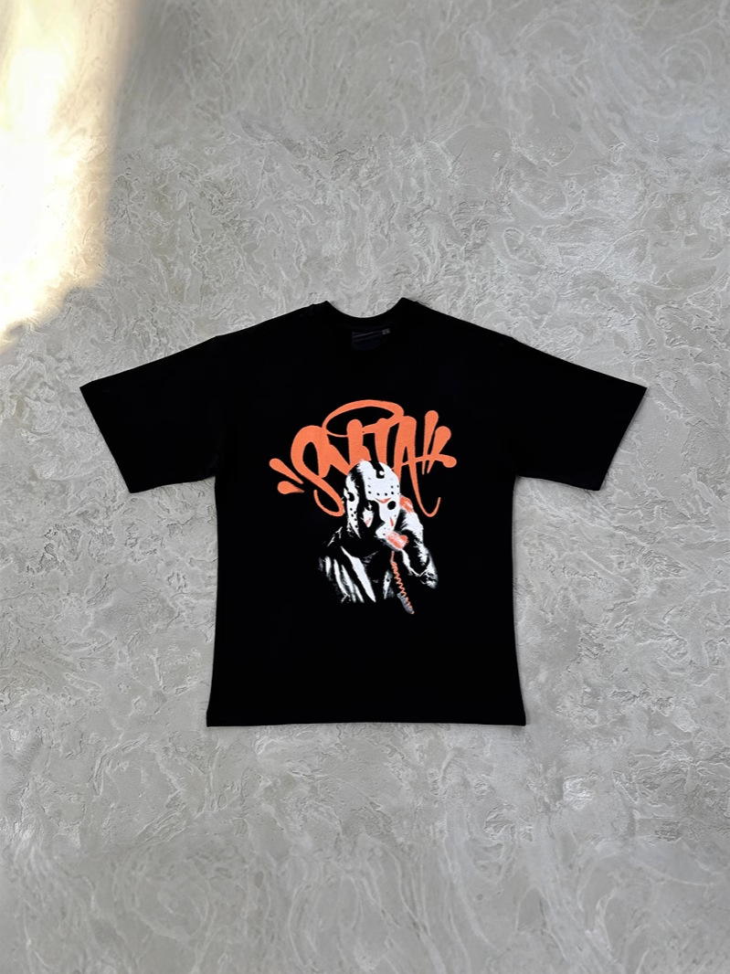 Retro cotton short sleeve T-shirt for men and women with a round…
